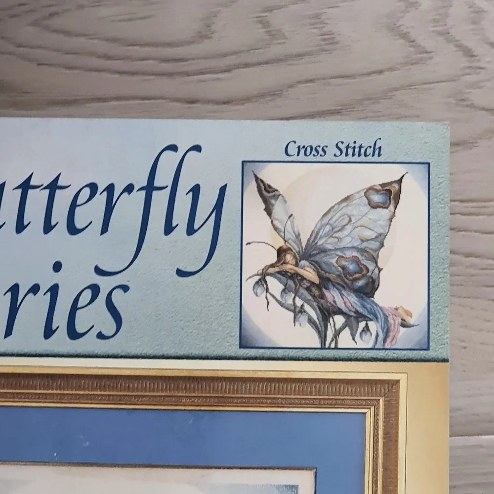 Lanarte Leisure Arts Butterfly Fairies Cross‎ Stitch Pattern Leaflet 3698 2004